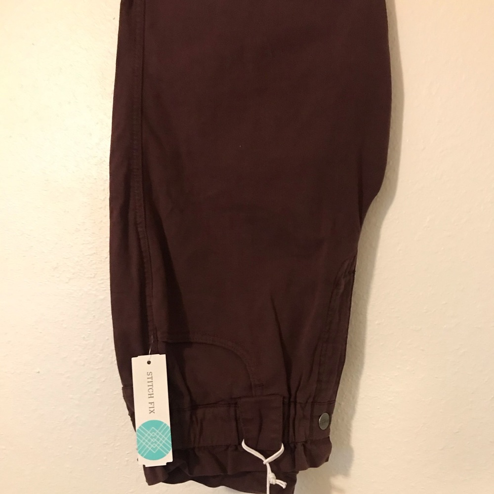 Pistola high waist paper bag pants